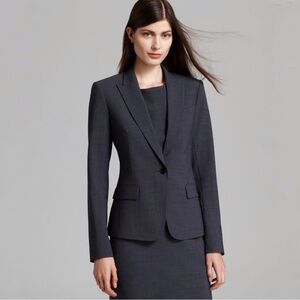 Theory Dark Navy Wool Blazer